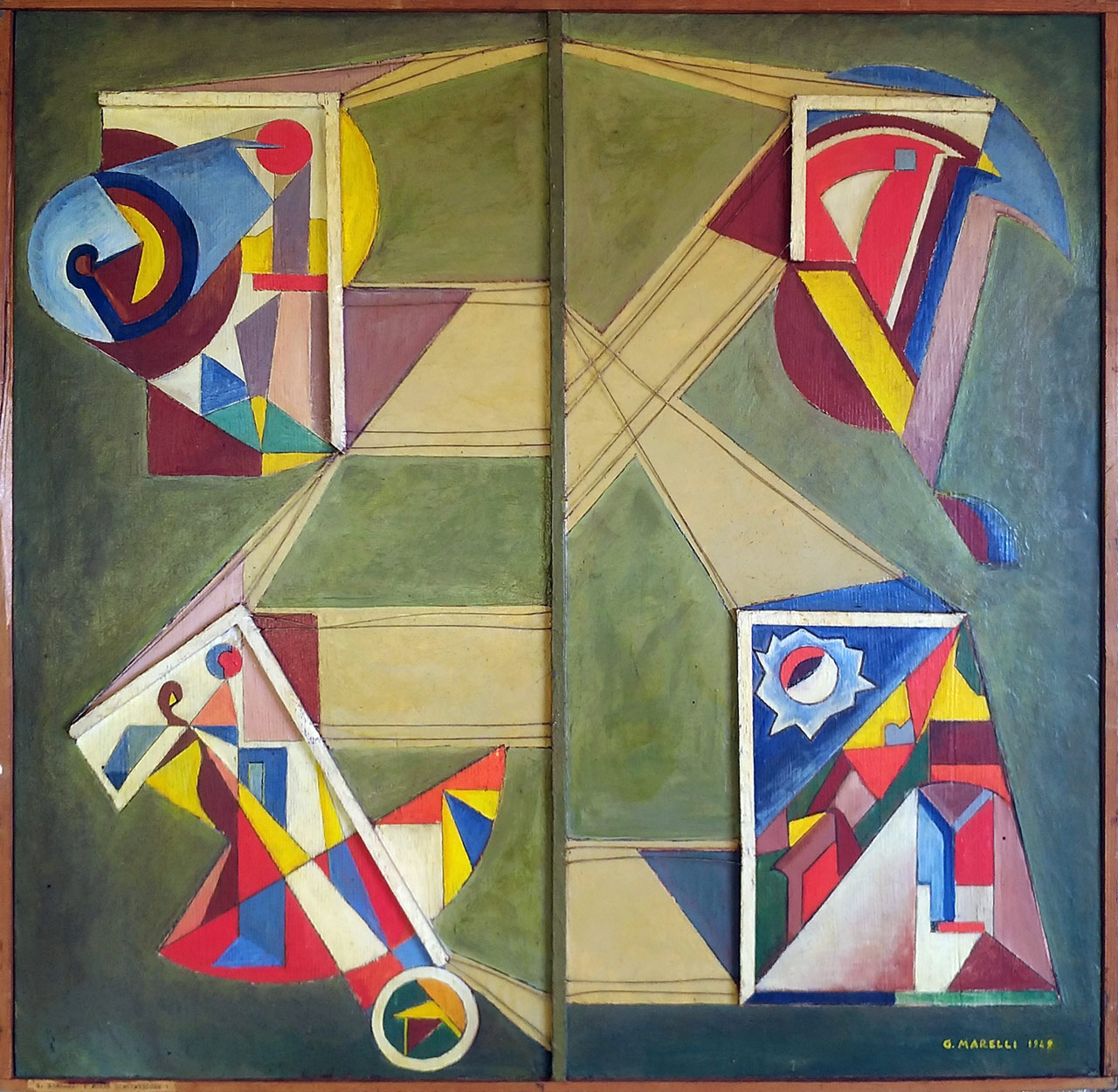 Giulio Marelli Forze concentriche 1949